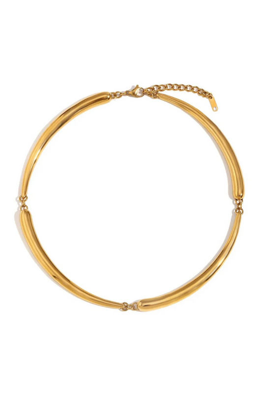 Nira 18k Gold Plated Collar Necklace