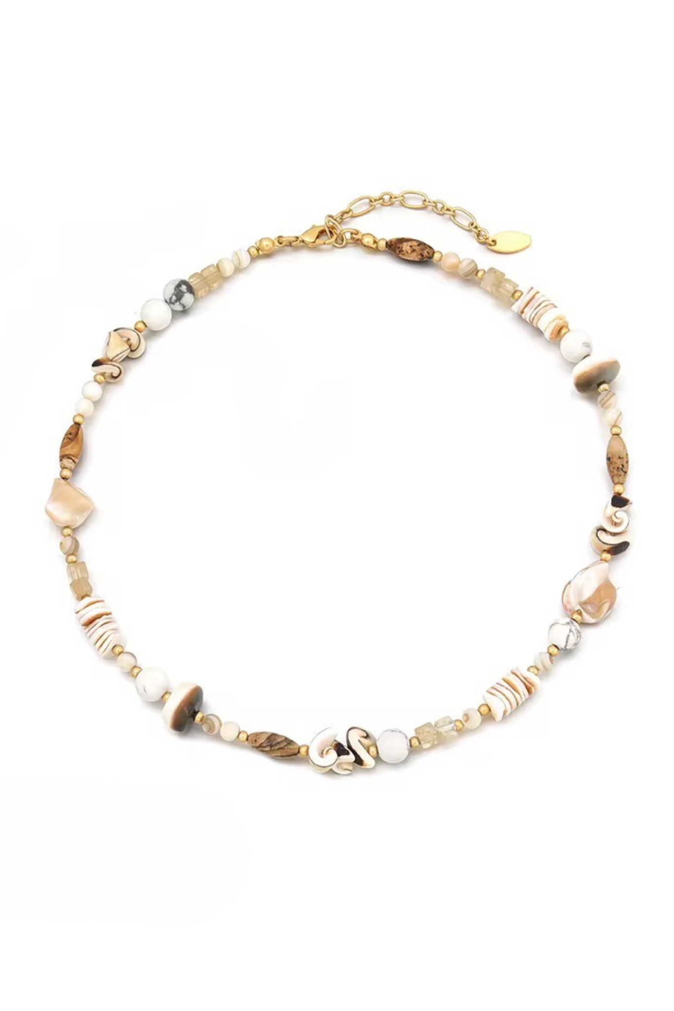 Azura Shell Beaded Necklace