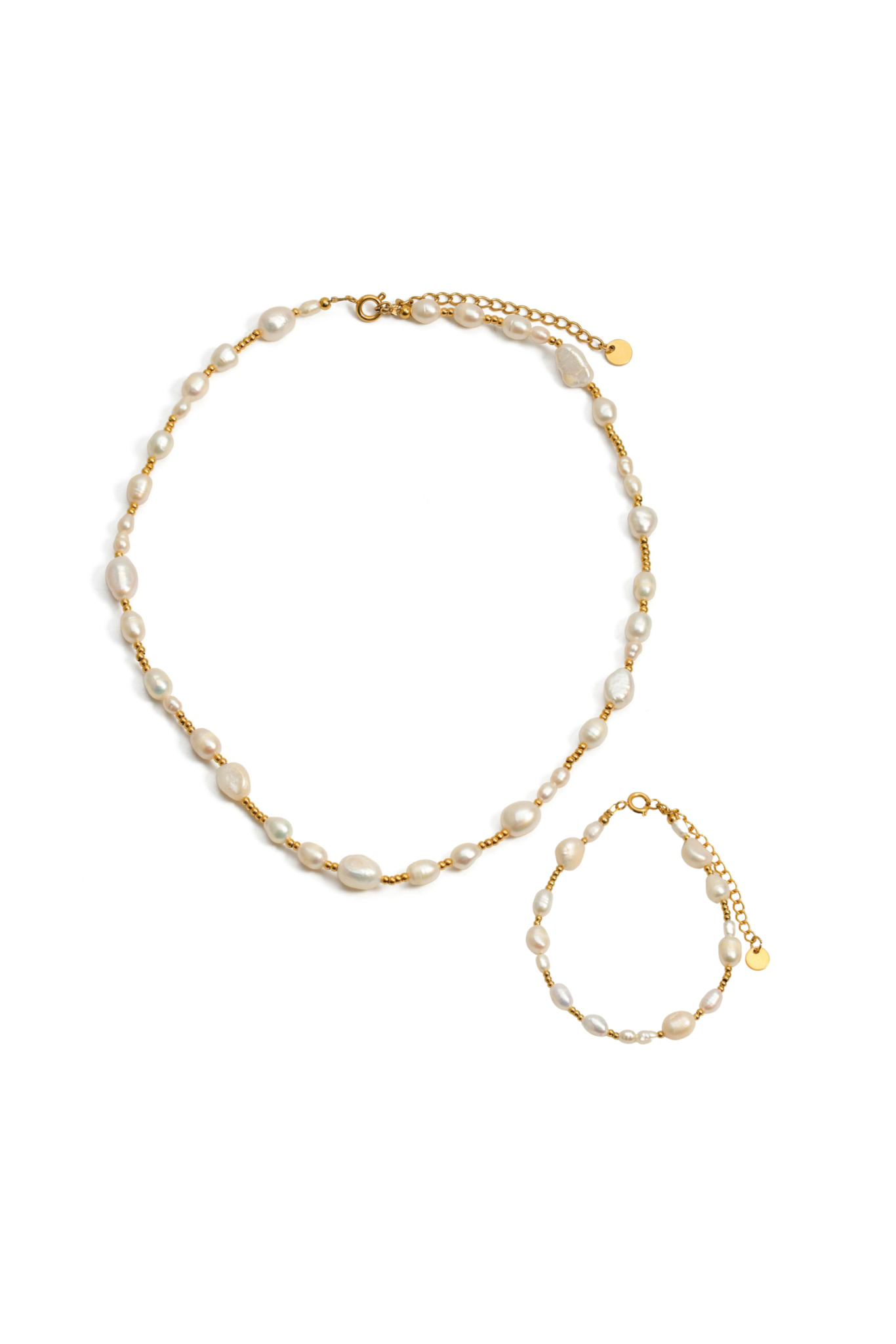 Cassia Pearl Beaded Necklace Set