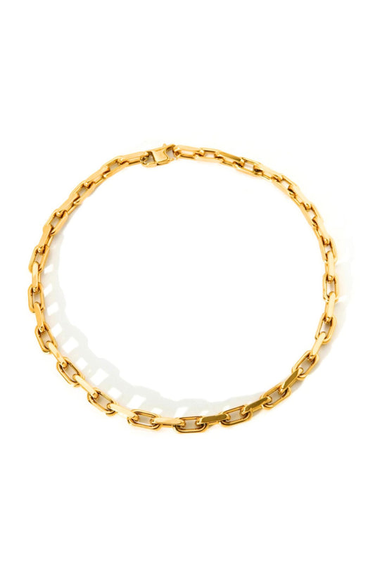 Serena 18k Gold Plated Chain Link Necklace